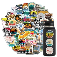 

10/30/50PCS INS Style California Outdoor Landscape Stickers Aesthetic DIY Luggage Laptop Phone Bike Travel Suitcase Skateboard