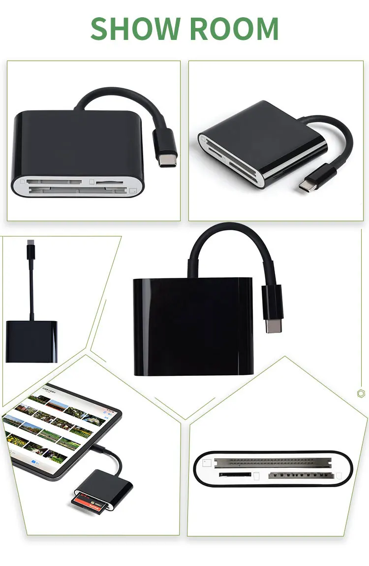 USB 3,0 OTG Мобильный телефон Aux адаптер USB C Тип C до 3 в 1 карта памяти камера ридер для One Plus наушники note 10/mate 30 pro