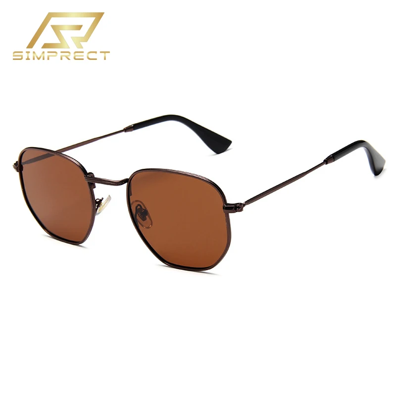 designer sunglasses SIMPRECT Polarized Sunglasses Women 2022 Luxury Brand Square Sun Glasses Men Fashion Vintage Mirror Driver Shades For Women women's sunglasses Sunglasses