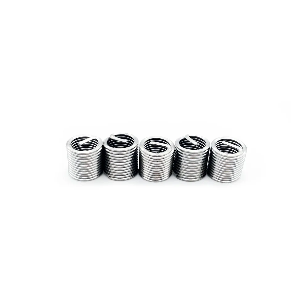 

Thread Repair Inserts Kit M2 M3 M4 M5 M6 M7 M8 M9 M10 M11 M12*2D Silver Set 304 Stainless Steel For Hardware Repair Tools