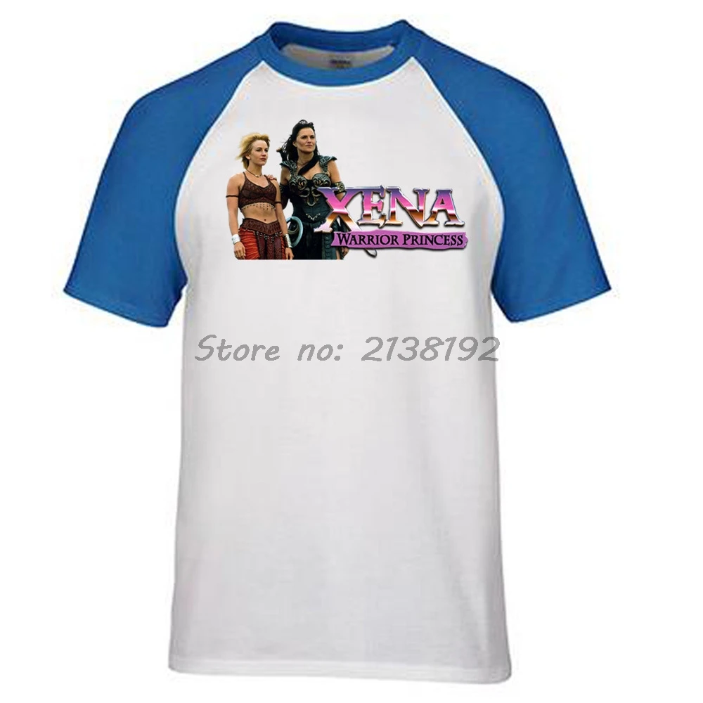 Xena Warrior Princess tv Show, Лицензированная Мужская футболка с логотипом, Футболка реглан для взрослых, брендовая Летняя мужская футболка, подарок - Цвет: same as picture