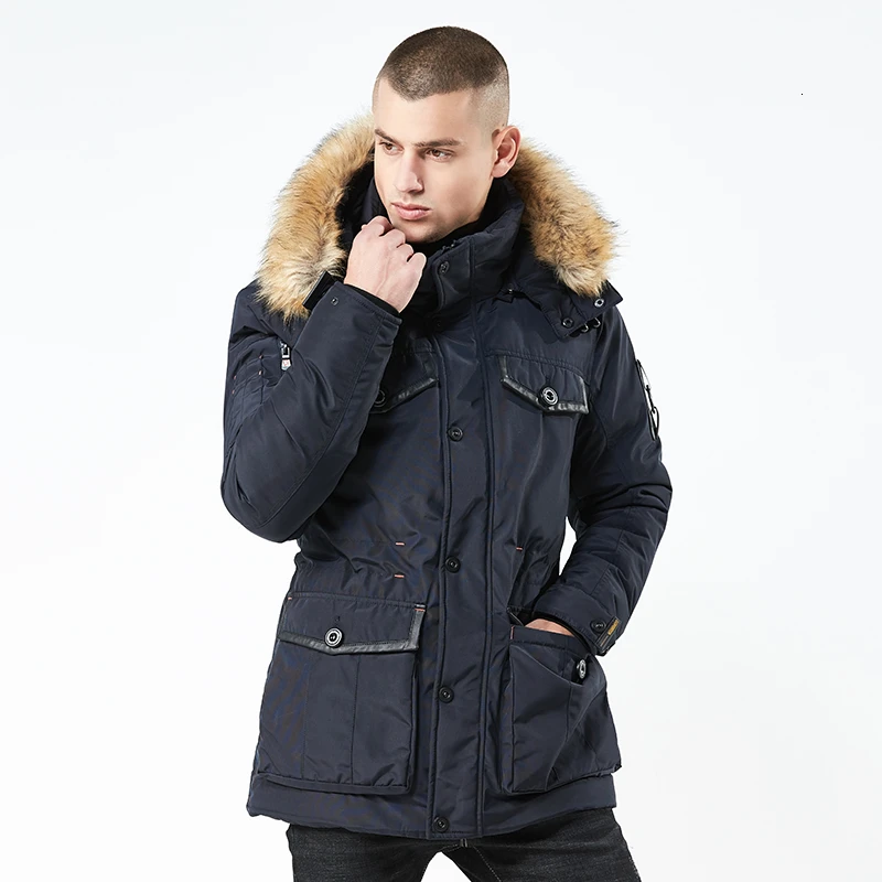 Men Hiking Jackets Winter Thick Cotton Clothes Removable Hooded Jacket For Outdoor Climbing Skiing Coats Warm Parkas Overcoat