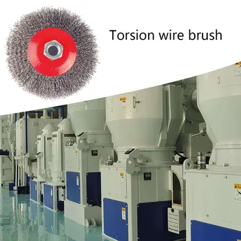 

New Solid Twisted Wire Brush Disc Type Wire Wheel Portable Wire Brush Twisted Wire Brush Derusting Brush