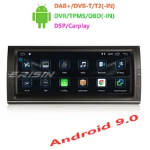 Erisin ES3003B 10,2" Автомобильный мультимедийный плеер Авто Радио Android 9,0 DAB+ DVR OBD gps DSP Carplay для BMW 5er E39 E53 X5 M5