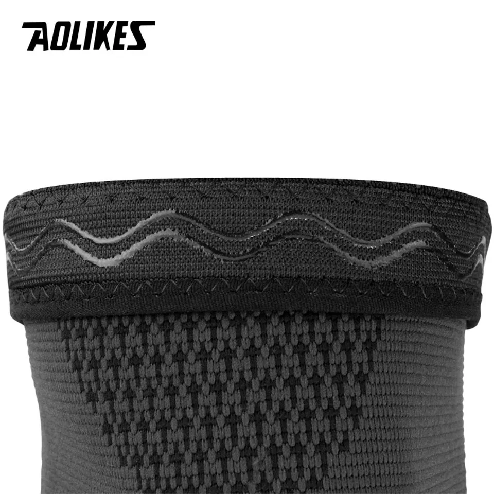 1 пара нескользящих силиконовых спортивных наколенников AOLIKES для поддержки бега