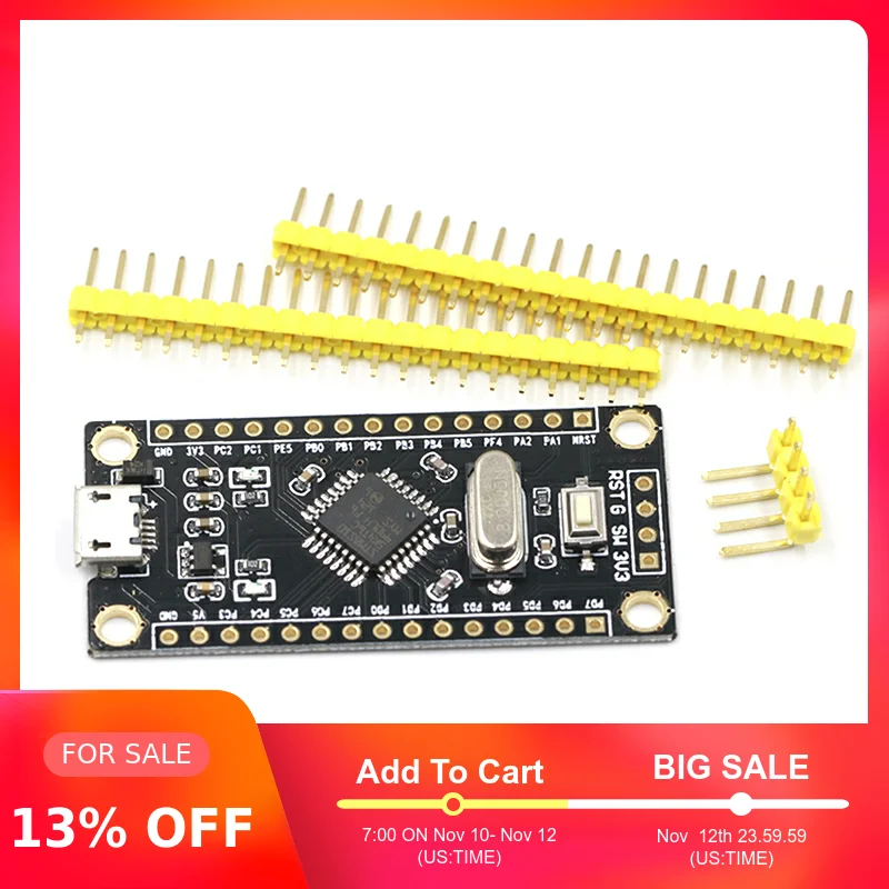 STM8S STM8S105K4T6 макетная плата модуль основной платы MCU обучающая плата