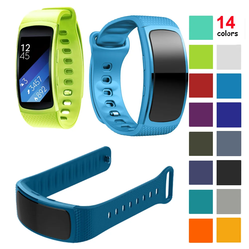 Ремешок силиконовый для Samsung Gear Fit 2/Fit 2 | Электроника