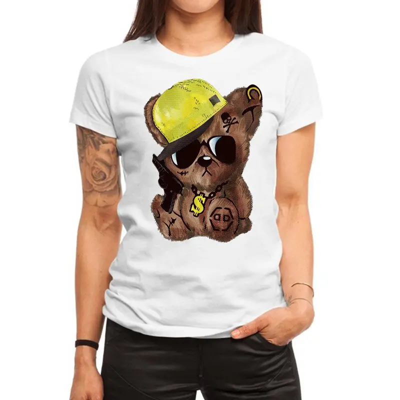 Cartoon print Women t shirt 2019 Summer Harajuku t-shirt Short sleeve Street Fashion Style Tops