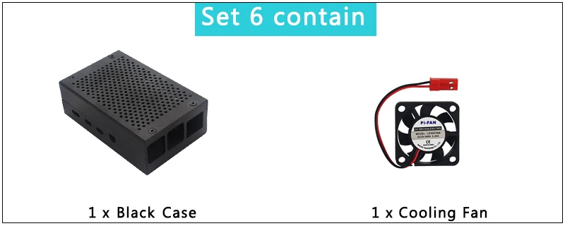 Новый Raspberry Pi 4 Модель B алюминиевый корпус серебристый черный корпус металлический корпус для Raspberry Pi 4
