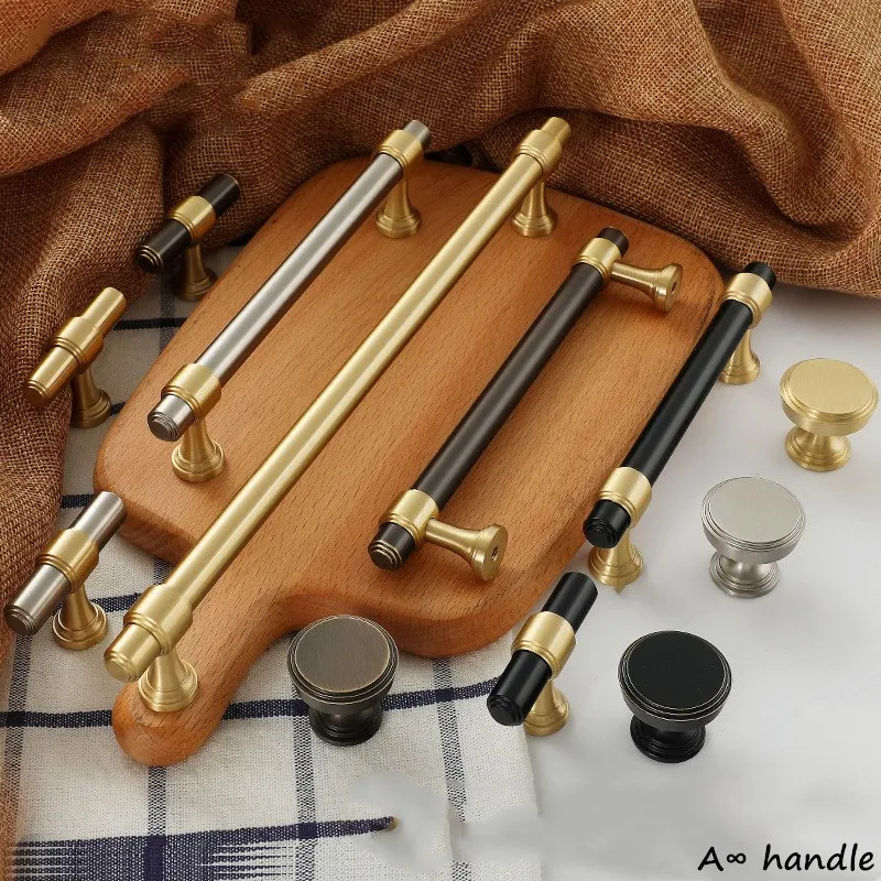 puxa puxadores de gaveta móveis ferragens puxadores e puxadores de bronze