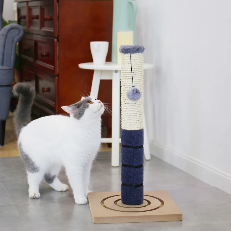 Domestic Delivery Height 238-286cm Pet Cat Tree Condo Scratcher Adjustable Scratching Climbing Tree Cat Toy Protecting Furniture