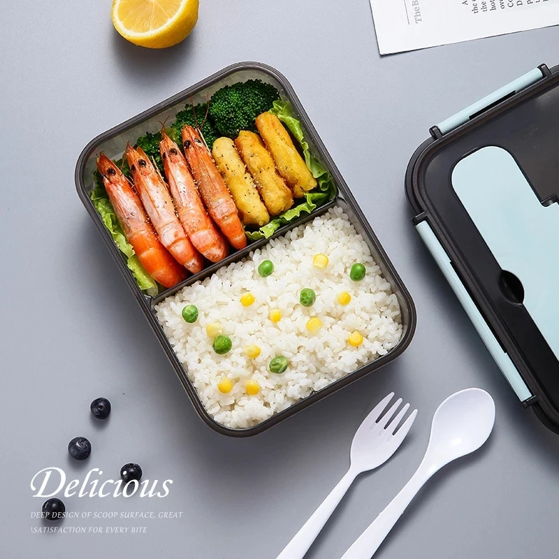  AOHEA Stainless Steel Lunch Box for Kids: Leak Proof Bento  Lunch Box BPA Free 304 Stainless Steel Bento Box Stainless Bento Box with  Containers for School and Office(2 Compartments): Home 