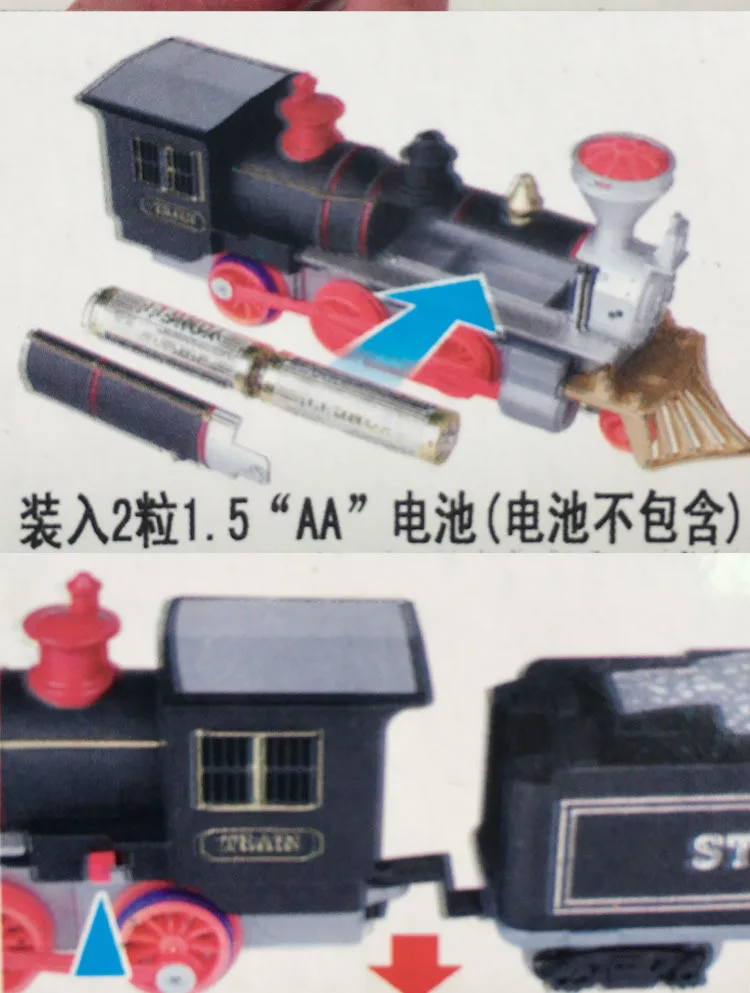 

Large Size Electric Rail Train Assembled Educational Set Boy Toy Model DIY