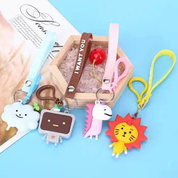 

Cartoon Funnydog Creative Unicorn Design Fashion Animal Young People Color Keyring High Quality Boy Student Multicolor Keychain