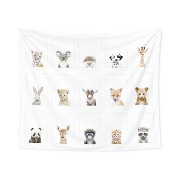 

Jayi Cute Children's Baby Parent-Child Tapestry Room Layout Background Hanging Cloth Bedroom Bedside Decoration Cloth 306GT