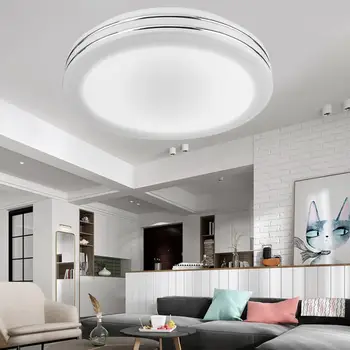 

Smart LED Ceiling Light Modern LED RGB&WW 48W Multi-color Ceiling Light Lamp Wifi Vioce Control Lighting