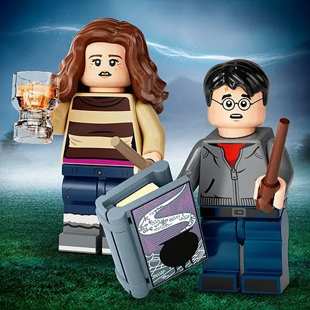 Brickohaulic Display Frame for Lego Harry Potter Series 2 Minifigures 71028 