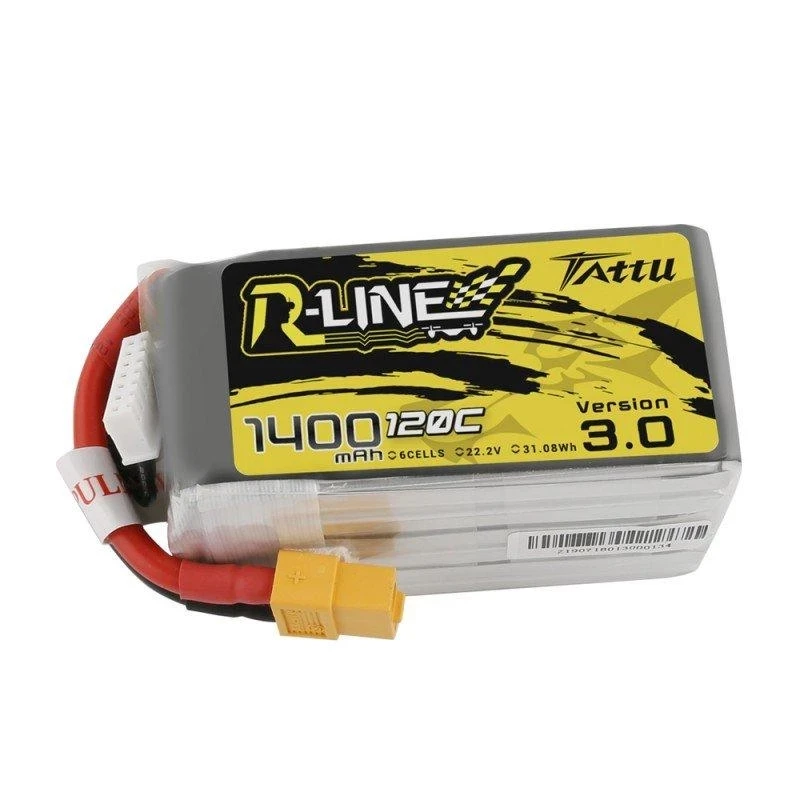 Татту R-Line Версия 3,0 V3 1300/1400/1550/1800/2000 мА/ч, 120C 4S 6S 4,2 V Lipo Батарея XT60 штекер небольшой гоночный Дрон с видом от первого лица Квадрокоптер с дистанционным управлением