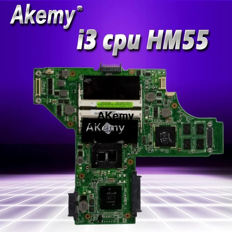 laptop motherboard For Asus UL80 UL80J UL8JT Mainboard with i3 cpu HM55 100% Test work