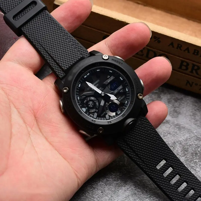 Прочный Спортивный силиконовый ремешок для часов Casio GA-2000 Смарт-часы