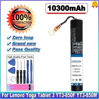 

10300mAh L15C2K31 L15C2K32 L15D1P31 L16D3K31 L15D2K31 Laptop Battery For Lenovo Yoga Tablet 3 YT3-850 YT3-850F YT3-850M X90 X90F