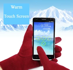 New Fashion Winter Gloves Warm Touch Screen Riding Windproof Internal Plush Warm Catch Velvet Gloves Women Outdoor Gloves Spring
