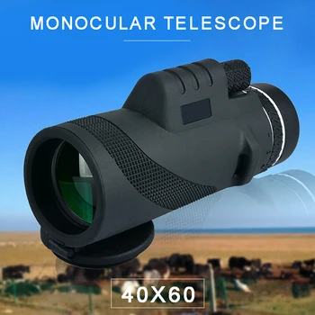 

1pc Portable 40X60 HD Optical Mobile Phone Monocular Telescope Dual Focus Suitable for Smart Phone Camera Monocular Telescope