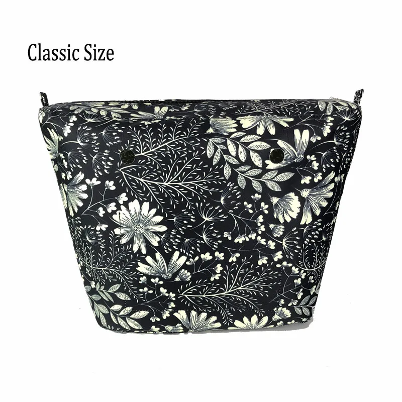 TOP Lace Classic Mini Waterproof Lining Inner Zipper Pocket insert with inner coating For Obag O bag women's bag handbag 