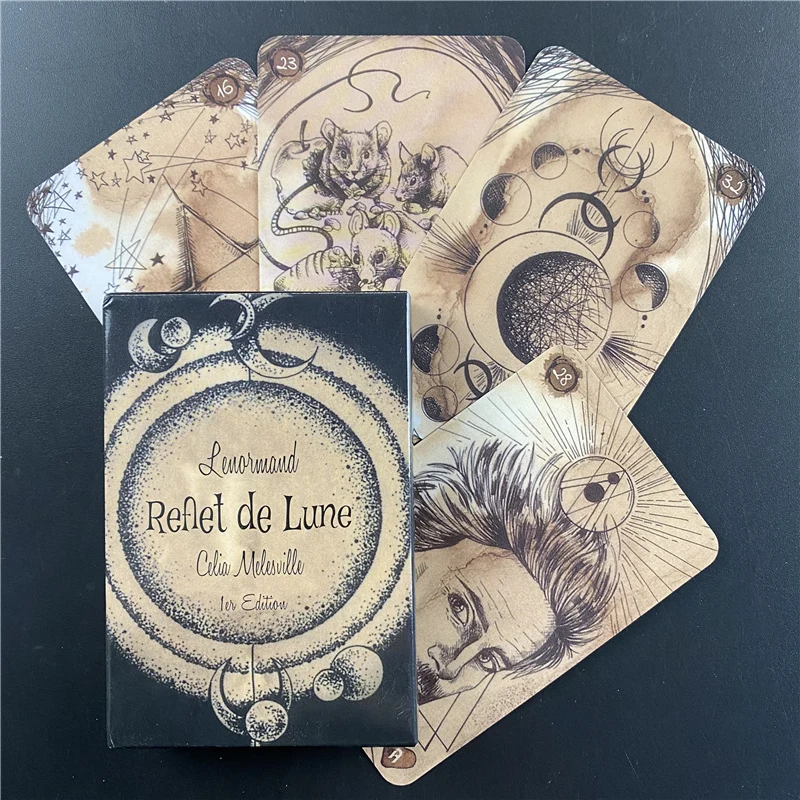 

Reflet De Lune Lenormand Cards Tarot Oracle Cards For Fate Divination Board Game Deck
