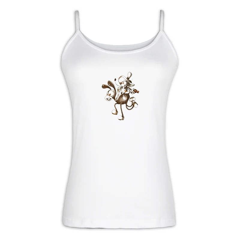 The Nightmare Before Christmas Sally I Sense There's Something in the Wind Ladies Sexy Vest Singlet Cotton Strappy Tank Tops - Цвет: iaSingletS1324W