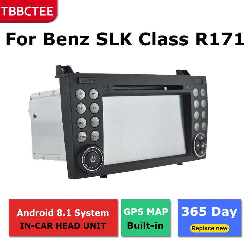 

2 Din Android radio bluetooth GPS Navigation wifi Stereo video For Mercedes Benz SLK Class R171 2004~2011 Car Multimedia Player