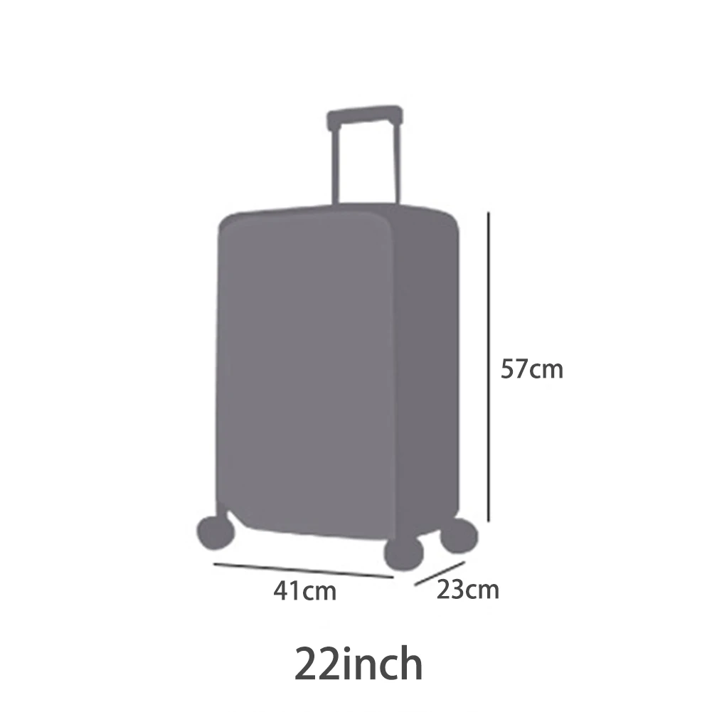 Горячая 20/22/24/26/28 прозрачные чехлы для багажа водонепроницаемое покрытие чемодана путешествия Толстый ПВХ противопыльная Защитная крышка# H12 - Цвет: Transparent 22