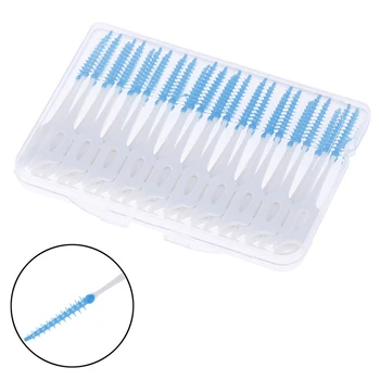 

40 pcs Adults Interdental Brushes Clean Between Teeth Floss Brushes Toothpick ToothBrush Dental Oral Care Tool Dental Floss
