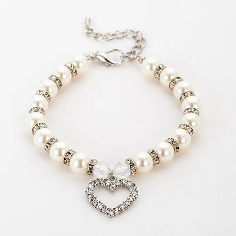 Style4 White Новинка, ошейник для собак, стразы, ожерелье для питомца, для щенка, кошки, красивые аксессуары для собак, милый ошейник для кошек для домашних животных на год, принадлежности - Цвет: Style4 White