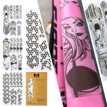 

3D MTB Mountain Bike Scratch-Resistant Protect Frame Protector Removeable Sticker Road Bicycle Paster Guard Cover For YT Capra