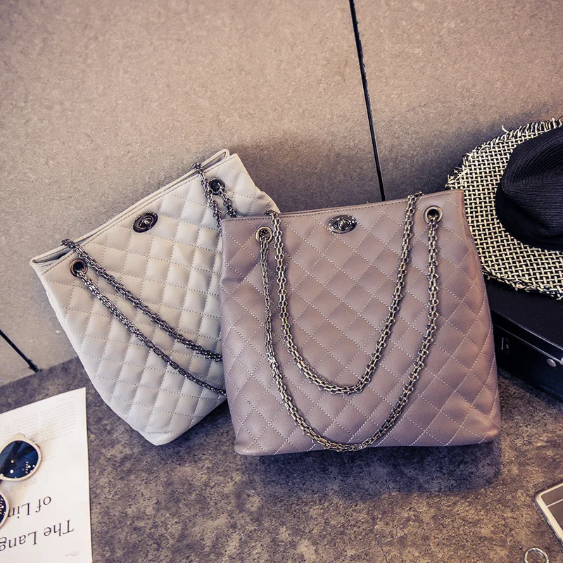 

2016 New Style Shoulder Bag Rhombus Chain WOMEN'S Bag Korean-style-Style Lock Bag Verticle