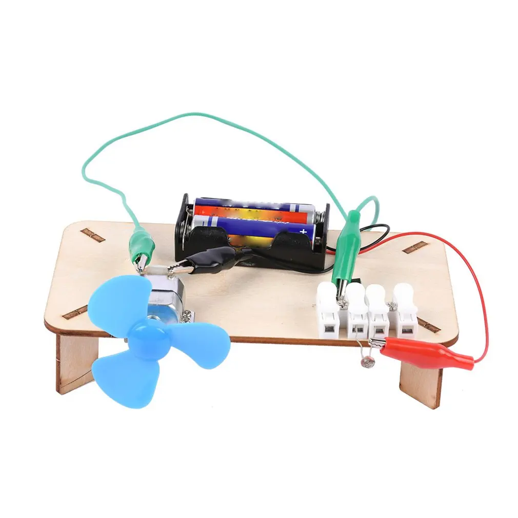 Технология мелкого производства Diy вентилятор управления светом детский ручной маленький материал изобретения пакет