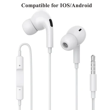 

Newest Pro 3 quality mobile phone earphone in ear cellphone earphone 3.5mm with microphone for Ipad Iphone Xiaomi Huawei
