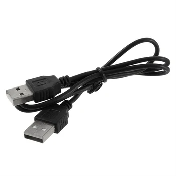 

1pcs wholesale Black USB 2.0 Male To Male M/M Extension Connector Adapter Cable Cord Wire Wholesale