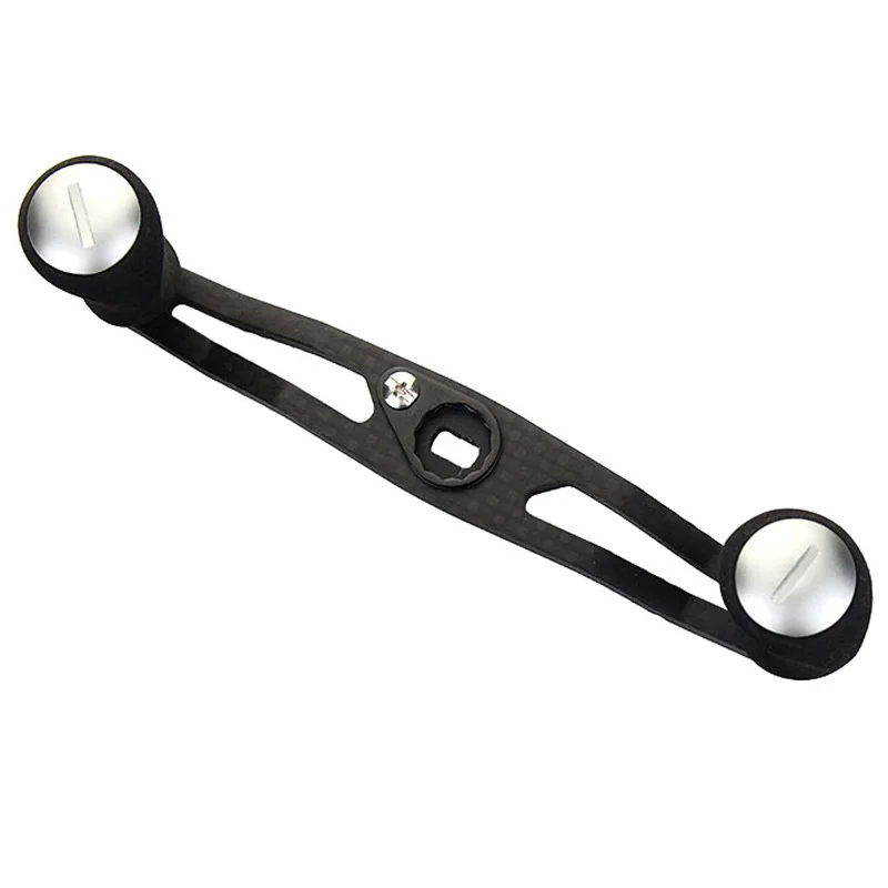 

Ekfan 7 X 4Mm Carbon Fiber Fishing Reel Handle Eva Knob Fishing Reel Rocker Rotating Reel Handle