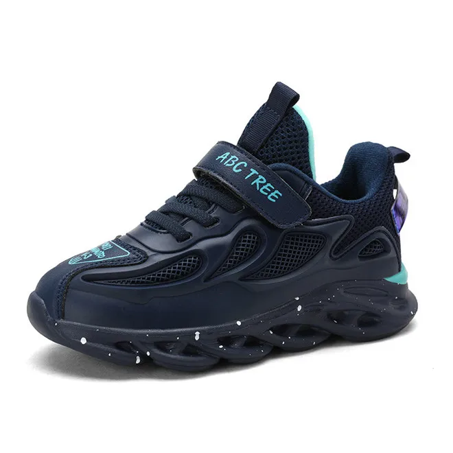 PINSEN Winter Shoes Boys Sneakers Fashion Chiildren Shoes For Boy Casual Sport Child Autumn Kids Shoes Chaussure Enfant - Цвет: Синий