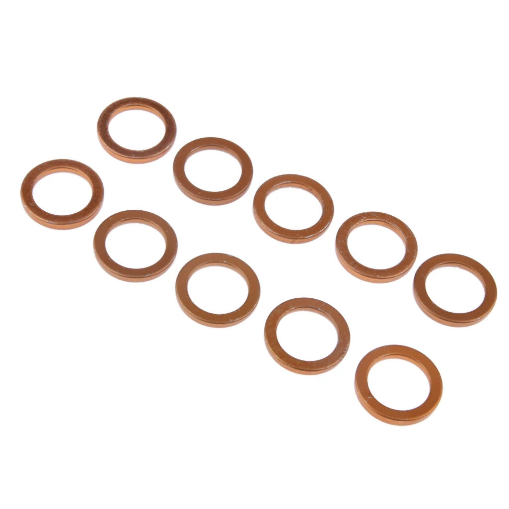 Exhaust Gasket Rubber O Ring Gaskets 10 x Exhaust Muffler Pipe Gasket Rings for 49 50 110 150cc Gy6 Moped Motorbike Scooter Underbone Dirt Bike ATV