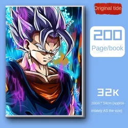 Cahier d'exercices pour journal intime, avec manches en caoutchouc épais 32K, dessin animé Dragon Ball, singe King Class, carnet de pratique A5, carnet cadeau 