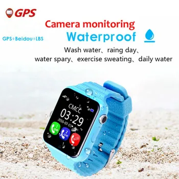 

1.54 OLED Anti Lost Child GPS Tracker SOS Smart Monitoring Positioning Phone Kids GPS Baby Watch Compatible IOS & Android