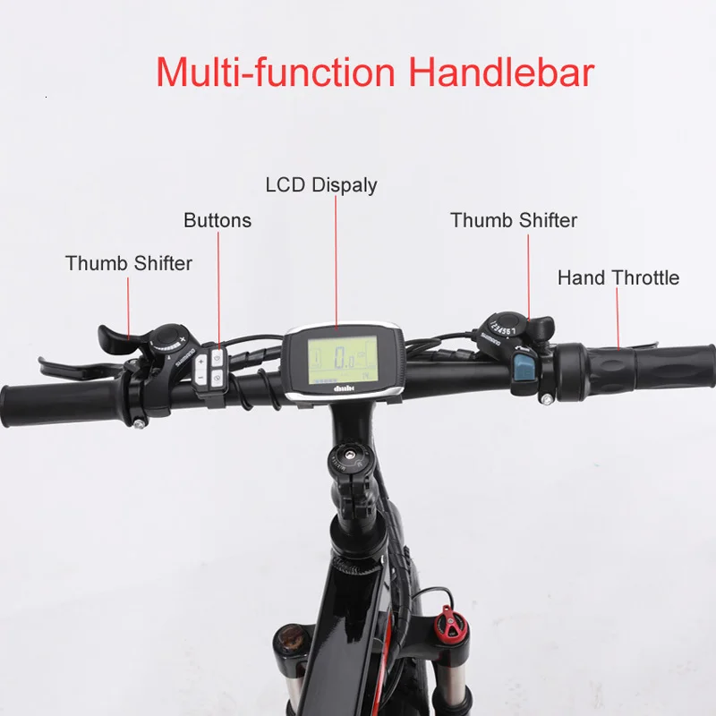 Powerful Electric Bicycle Two Wheels Electric Bicycle 48v 500w Big Tire Off Road Green Yellow Electric Scooter Adults  (5)
