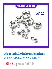 6700 10PCS/100PCS ABEC-5 6700-2RS High quality 6700ZZ 6700 2RS RS 10x15X4 mm Miniature Rubber seal Deep Groove Ball Bearing Ring Gasket