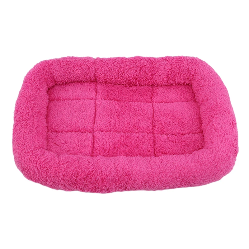 Pet Dog Bed Mat Warm Fleece Blanket Sofa Mat House Nest Fall Winter Sofa Pet Fleece Warm Cat Bed For Cat Pets Supplies