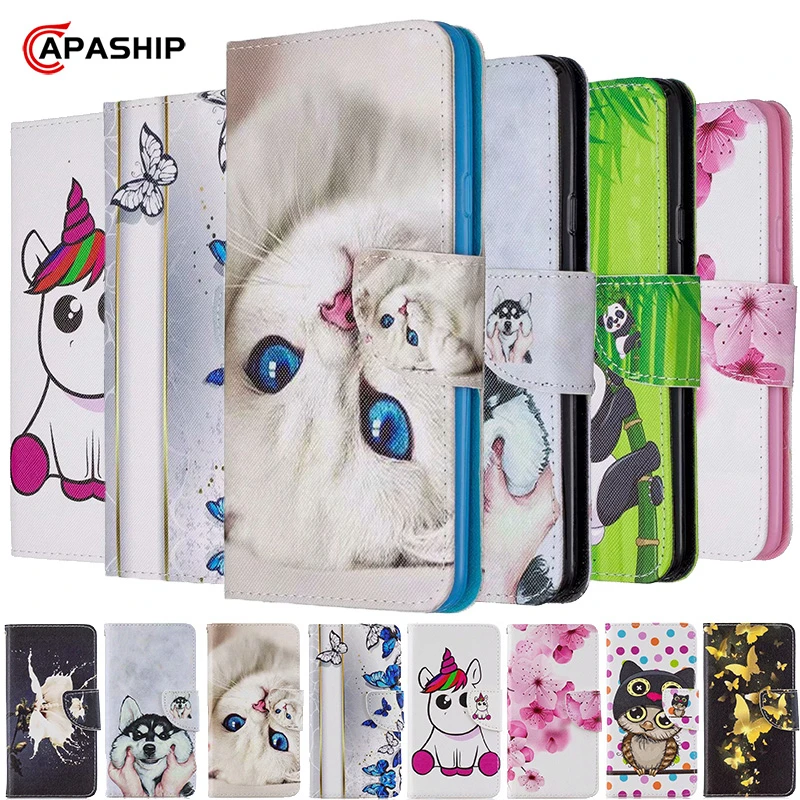 

3D Wallet Flip Case For Huawei Honor 8 9 10 lite 7A 7C 8A 8X 9X Pro Y5 Y6 Y7 2018 2019 Nova 3i Cover Magnetic Leather Cases Capa