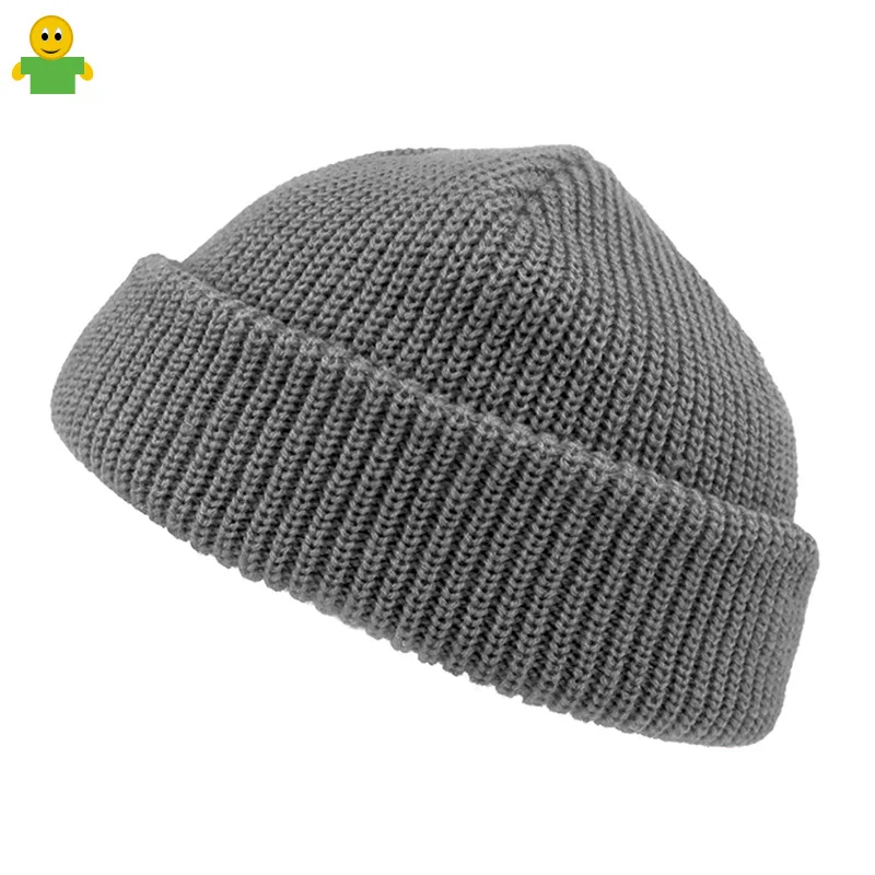 Новые зимние шапки для женщин, зимняя шапка для женщин, шапка muts, ребристые вязаные зимние шапочки, короткая дыня, одноцветная шапка с черепом, Лыжная Шапочка