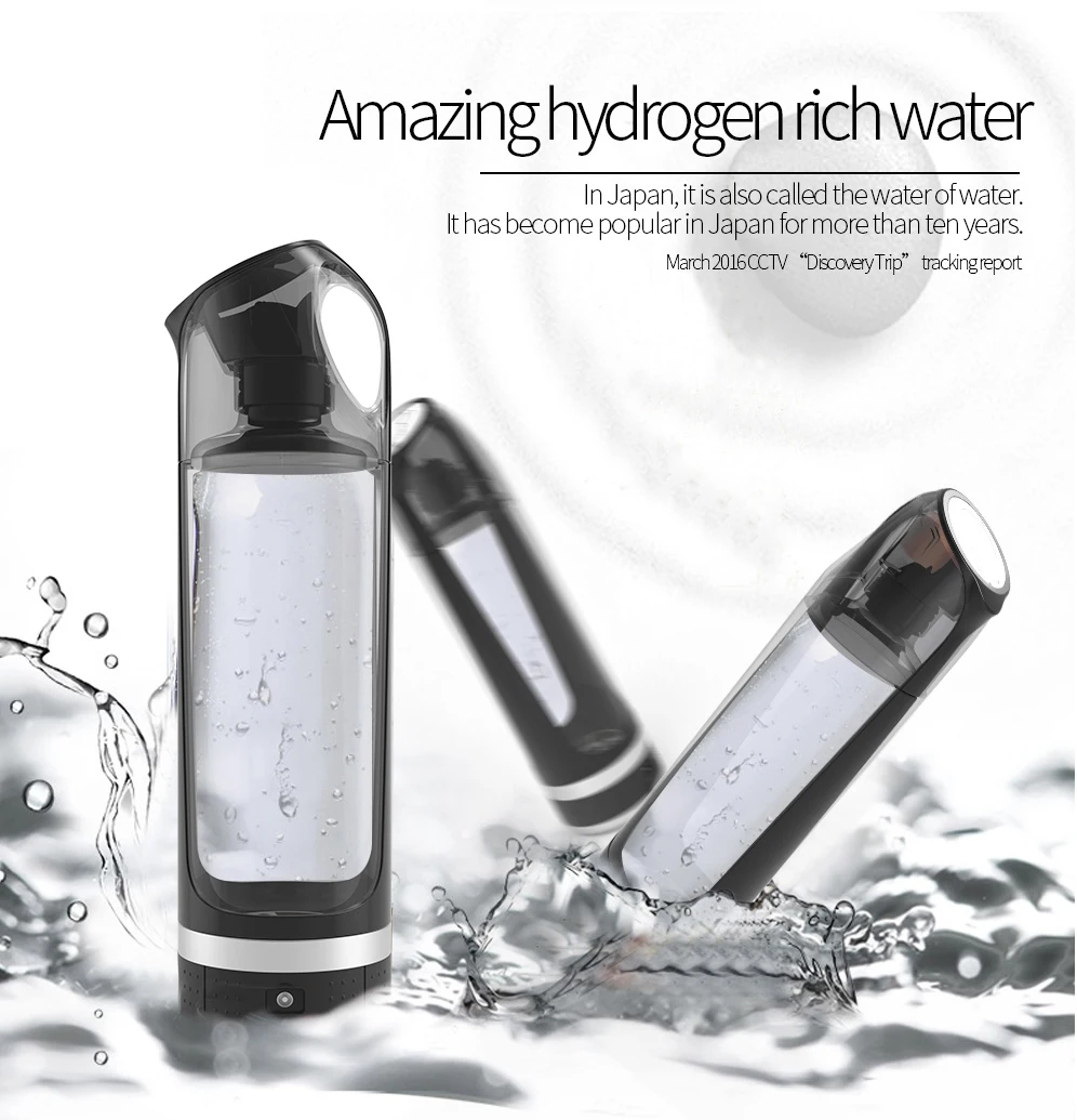 

Portable USB Rechargable Hydrogens Rich Water Ionizer Bottle Cup H2 USB Cable - Kitchen Electric Appliance Electric Kettle